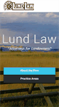 Mobile Screenshot of lund-law.com